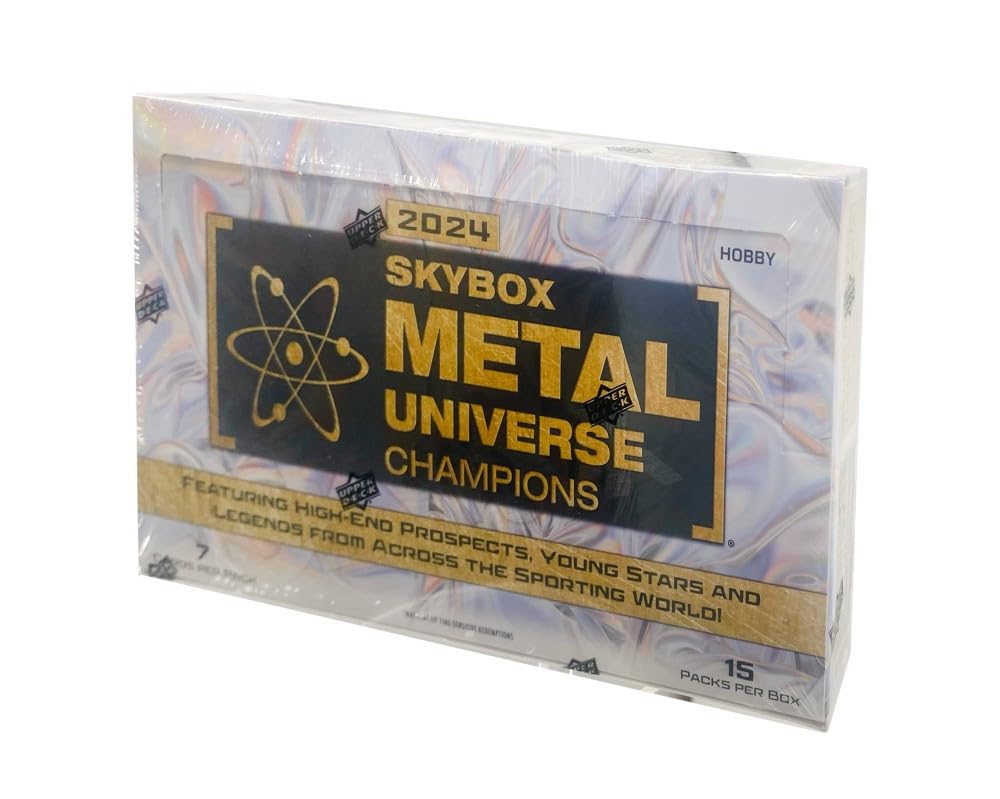 Amazon.com: 2024 Upper Deck Skybox Metal Universe Champions Hobby Box